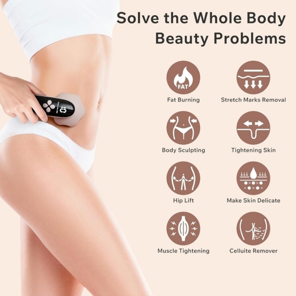 Depsoul Cellulite Massager, Upgraded Body Sculpting Machine 4 in 1 Wireless Cell - Picture 2 of 7